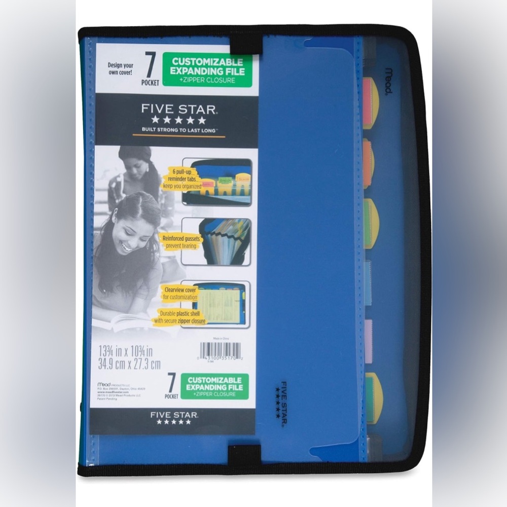 New Five Star 7 Pocket Expanding File